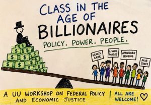 Workshop graphic for Class in the Age of Billionaires